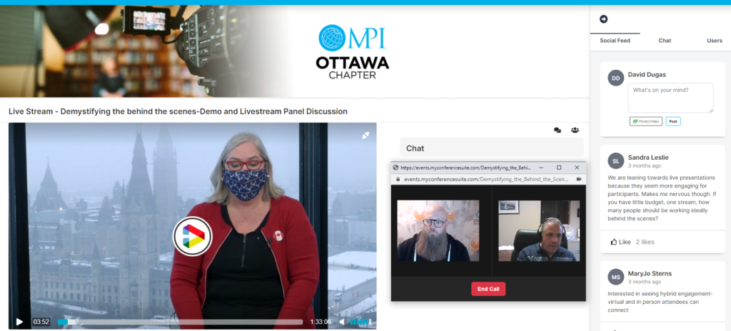 1-1 Video Chat and Private Chat Features added in myConferenceSuite’s Virtual Portal